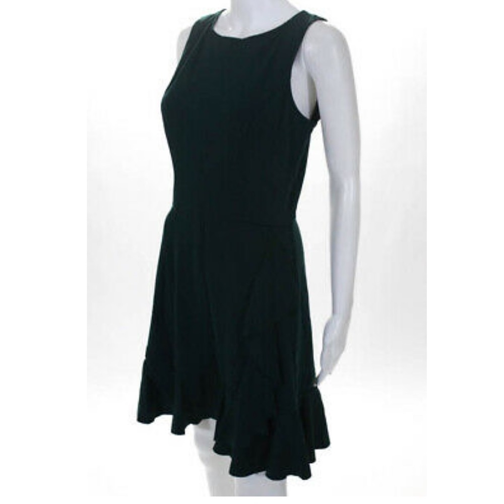 Love Ady Women’s Hunter Green Ruffle Dress
